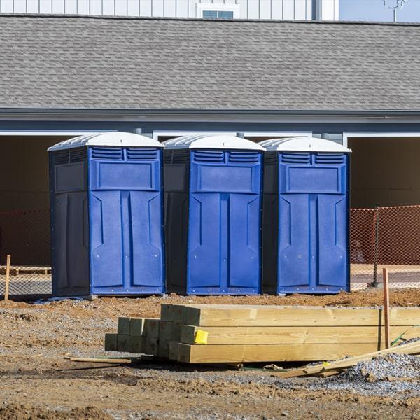 Heavy-duty construction site porta potty in Beaumont, Texas